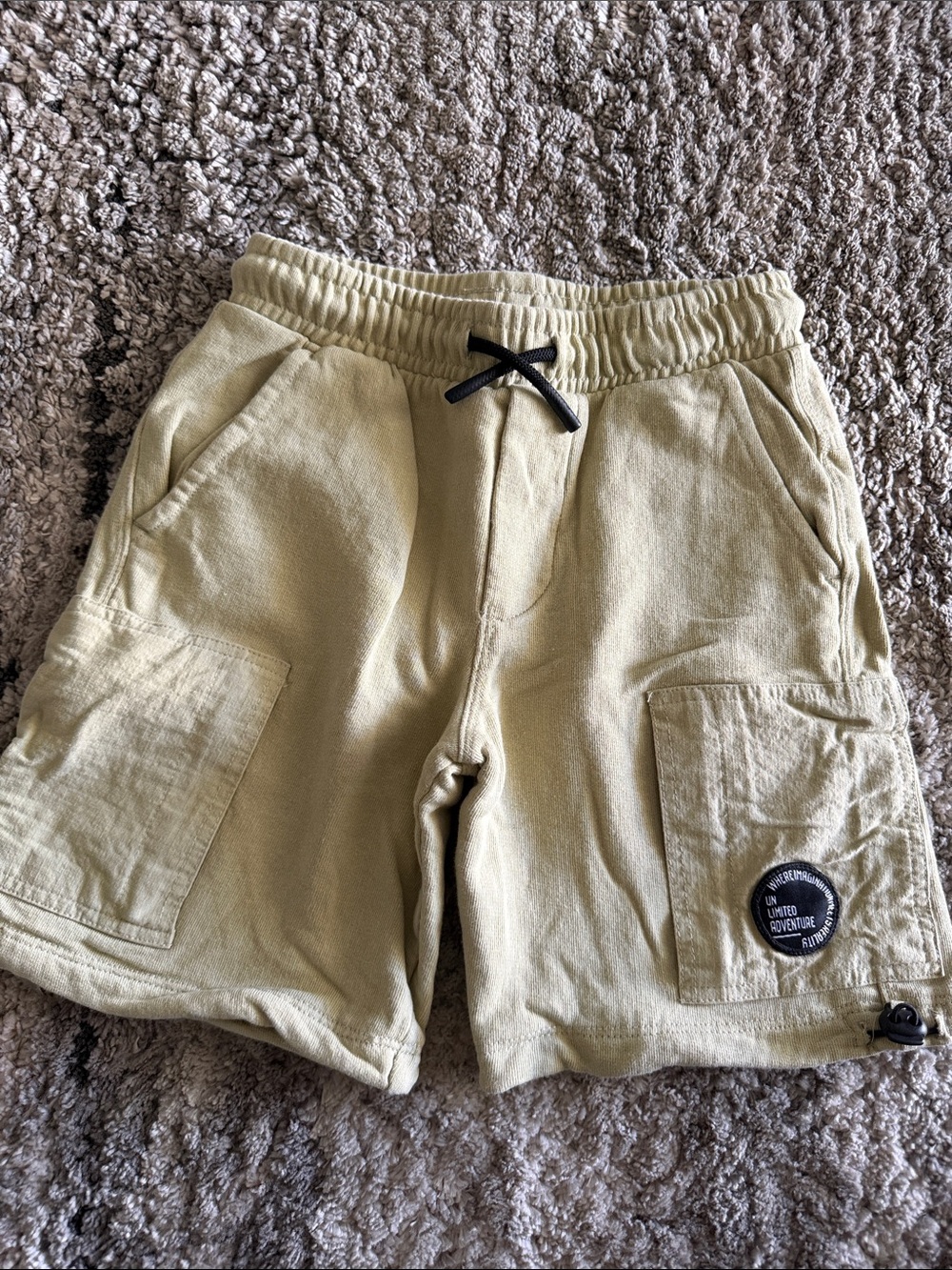 Boys  Casual Cargo Shorts in Light Green